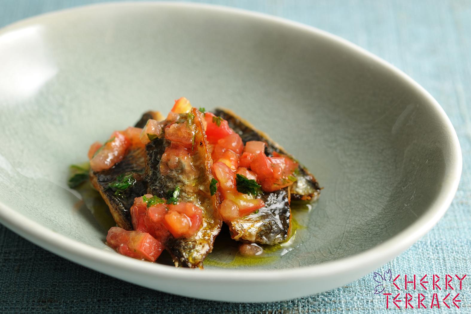 揚げいわしのマリネ