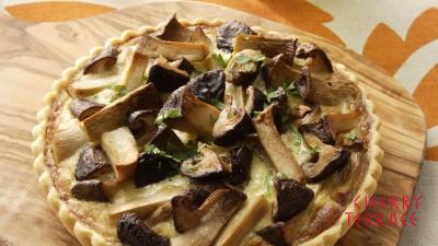 きのこのキッシュ