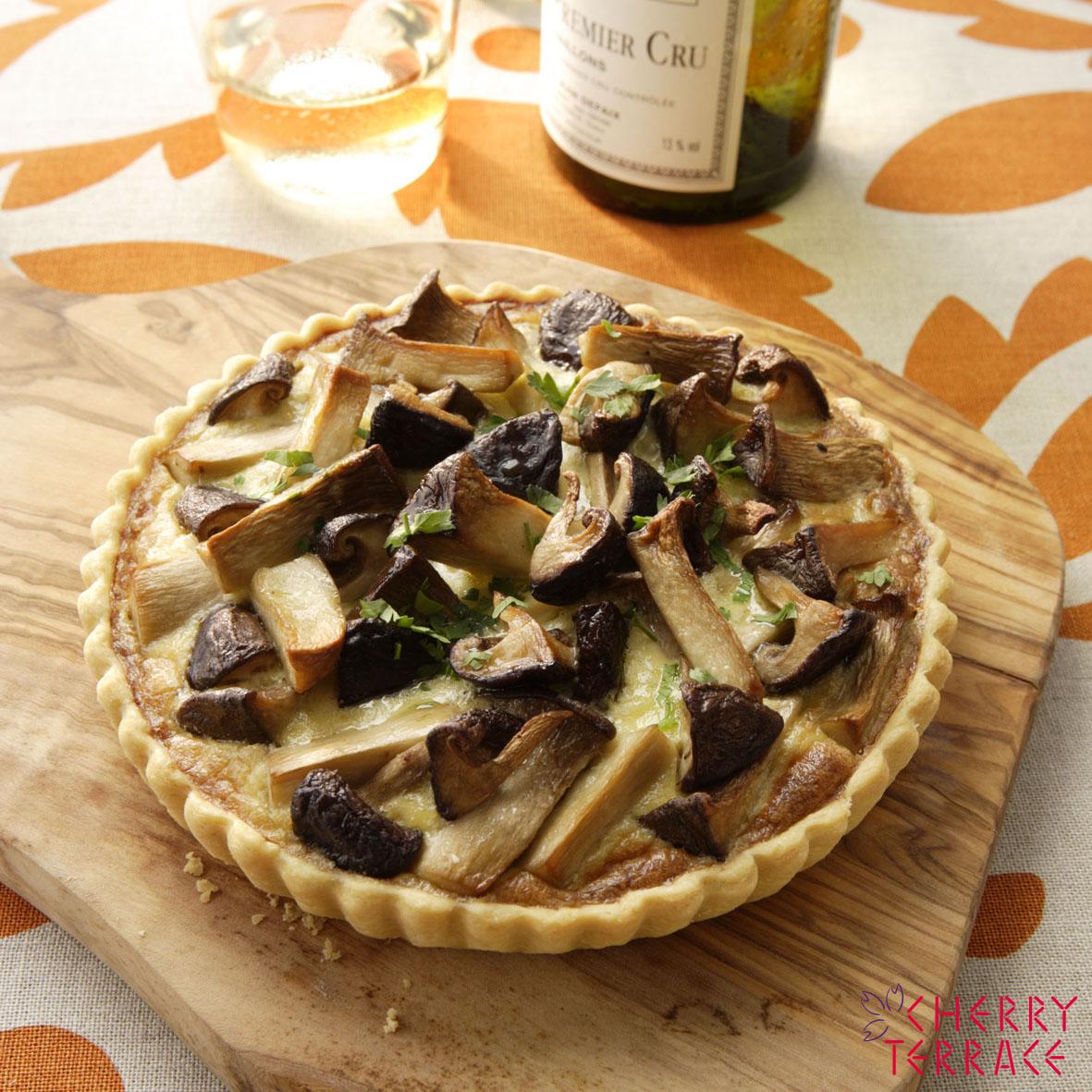 きのこのキッシュ