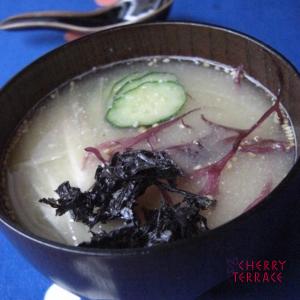 地のりとふのりの冷汁