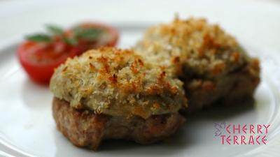 豚ヒレ肉のソテー マッシュルームソース