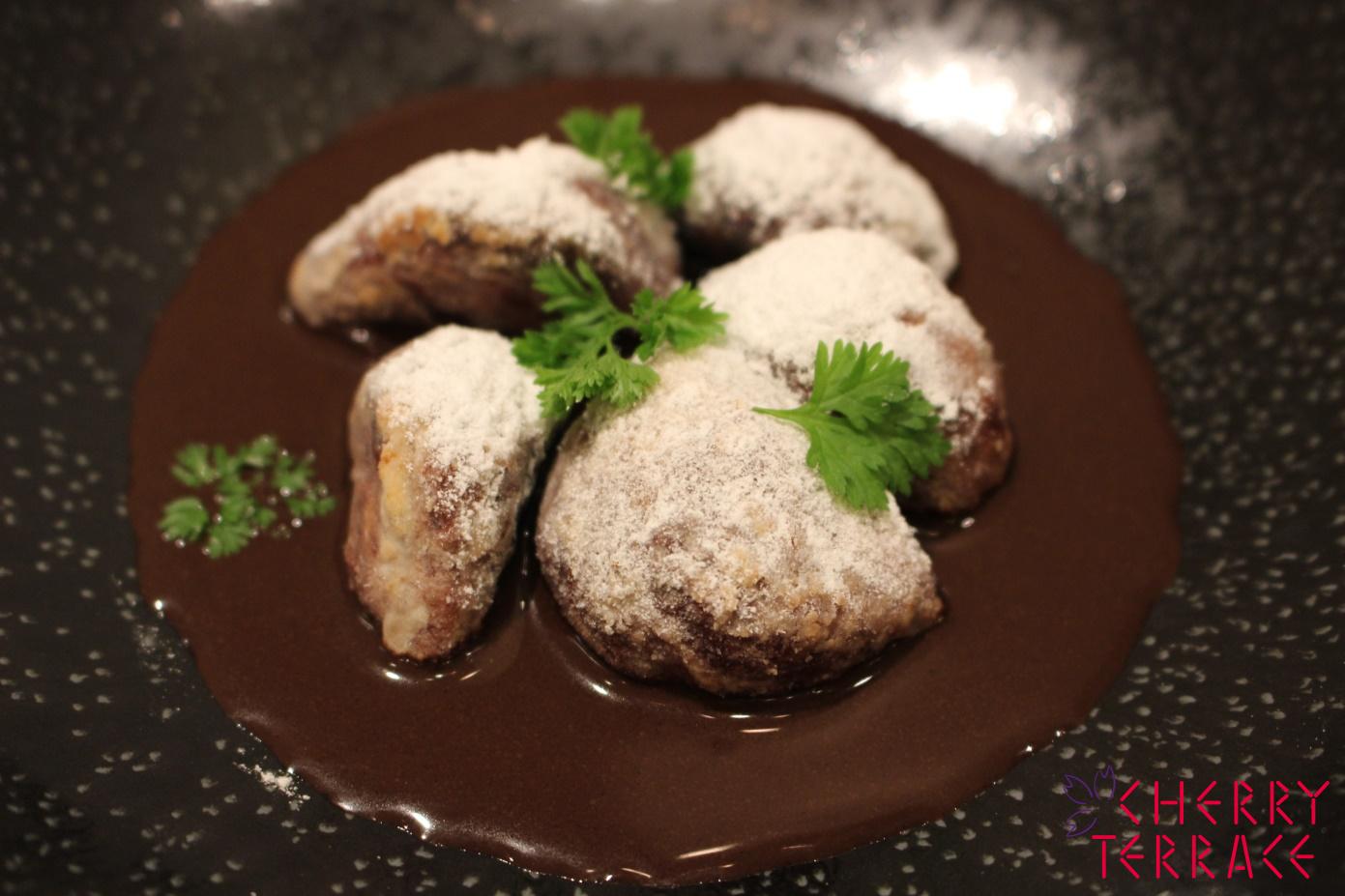 栗 チョコレート トリュフ