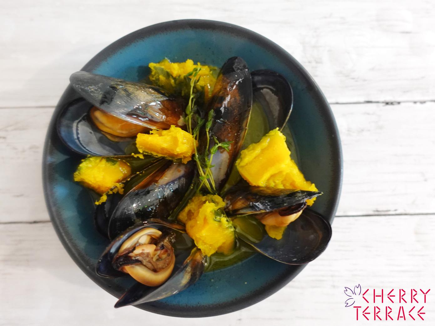 ムール貝とかぼちゃのスープ