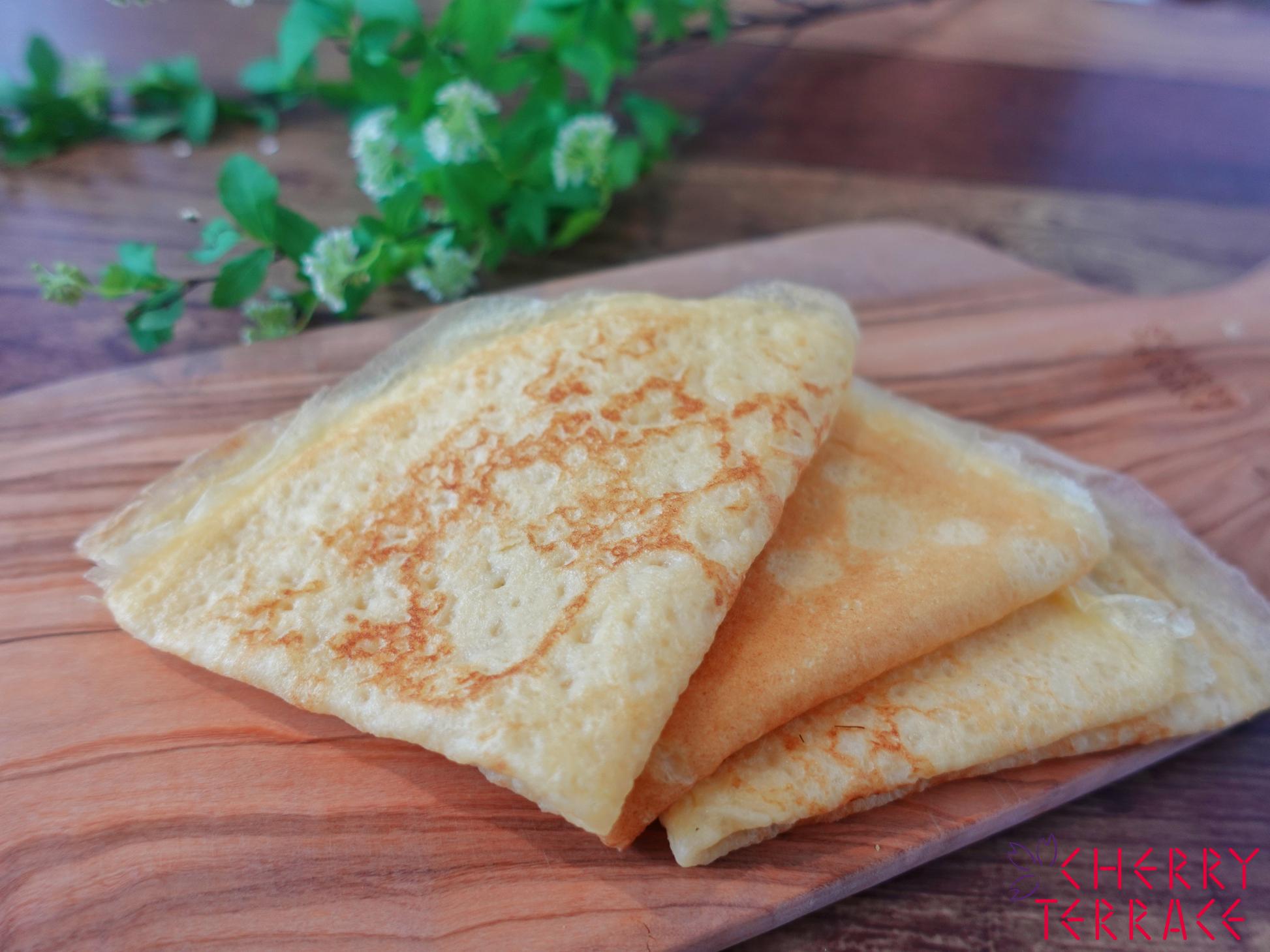 米で作るクレープ