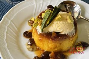 大人のかぼちゃプリン ピスタチオのプラリネ